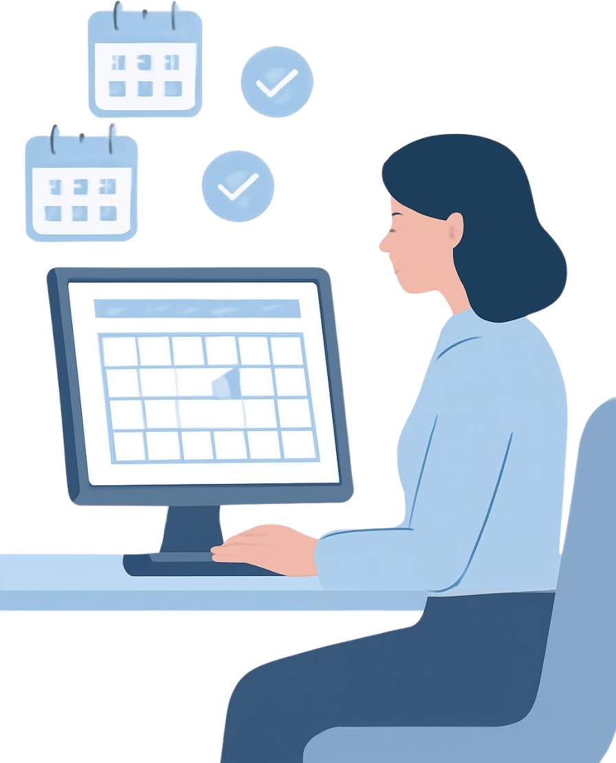 Step-by-step guide illustration for choosing leave management software