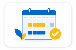 Leave management feature illustration