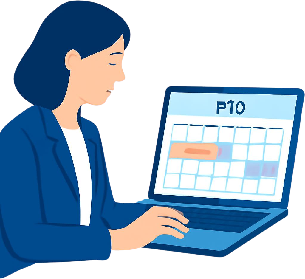 HR team managing PTO with calendar and leave tracking software