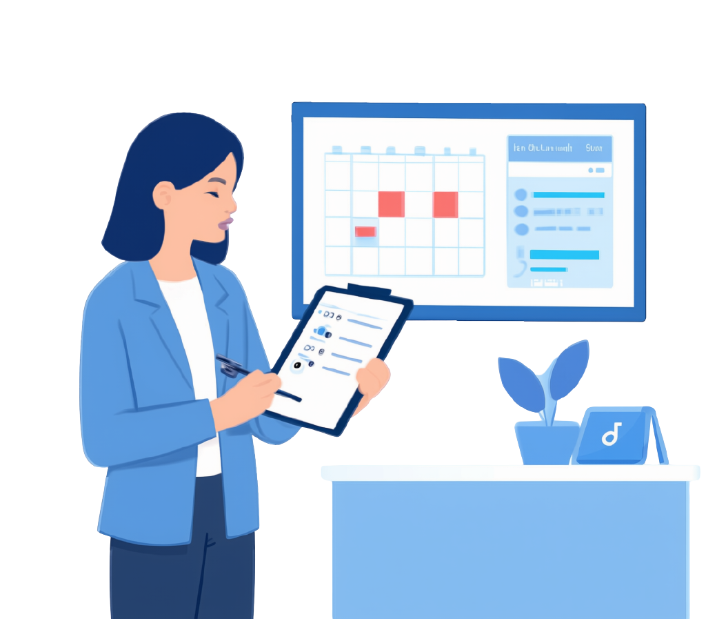 Leave management best practices for HR teams — checklist and calendar illustration